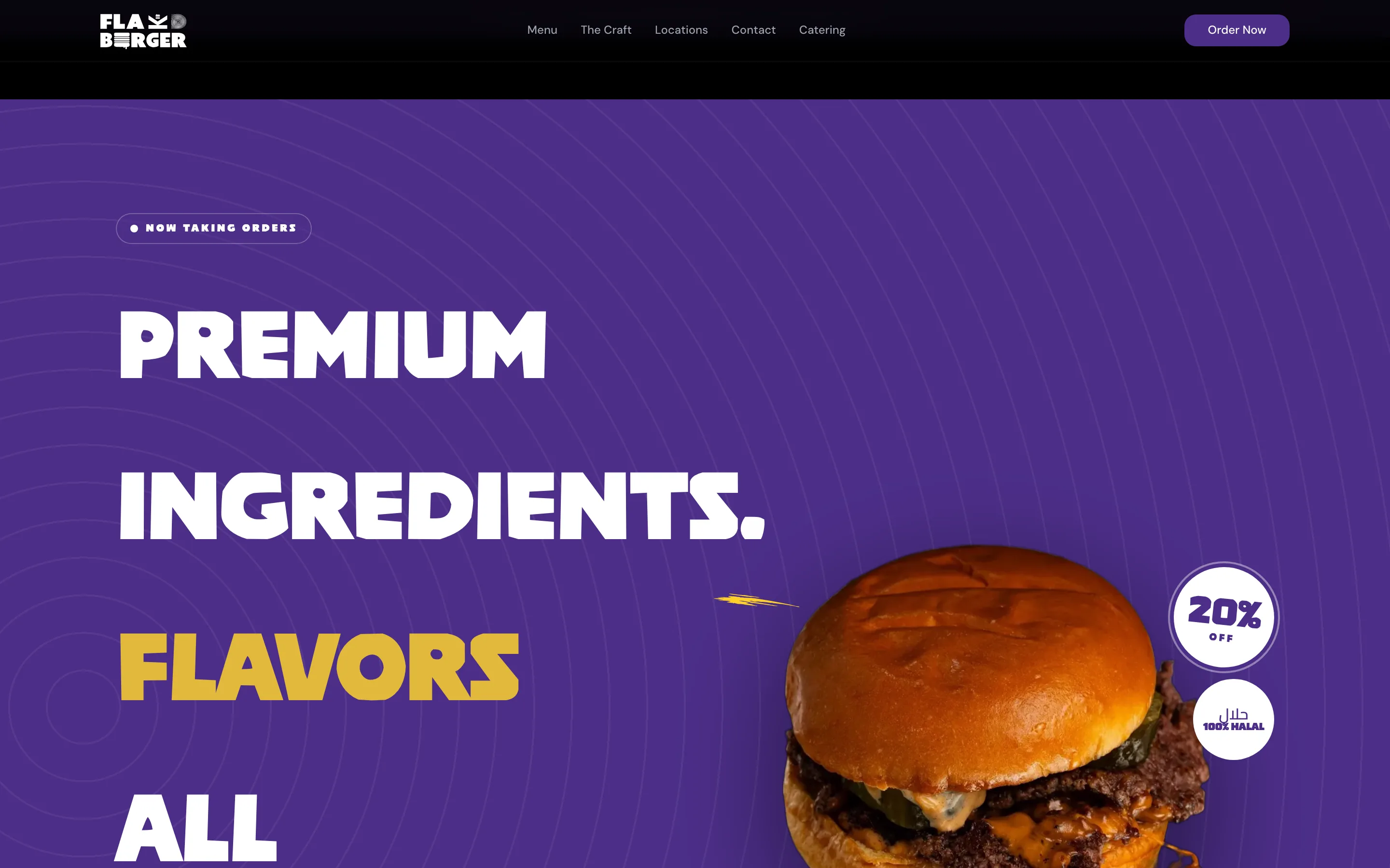 The Flak'd website running on ACE